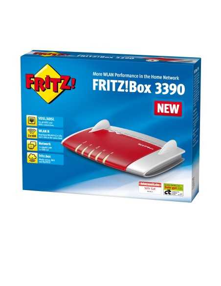 AVM FRITZ!Box 3390 International router wireless Gigabit Ethernet Dual-band (2.4 GHz 5 GHz) 3G