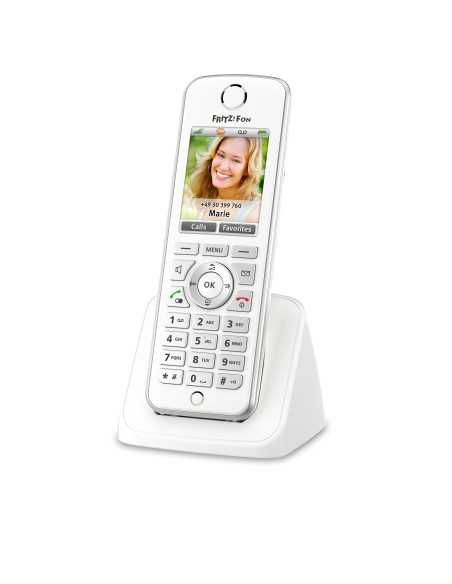 AVM FRITZ!Fon C4 International Telefono DECT Identificatore di chiamata Bianco