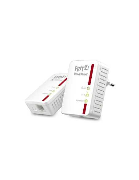 FRITZ!Powerline 510E Set International 500 Mbit s Collegamento ethernet LAN Bianco 2 pz