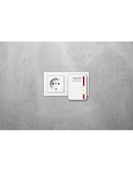 FRITZ!Powerline 510E Set International 500 Mbit s Collegamento ethernet LAN Bianco 2 pz