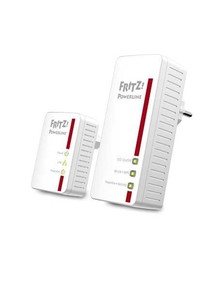 FRITZ!Powerline 540E WLAN Set International 500 Mbit s Collegamento ethernet LAN Wi-Fi Bianco 2 pz