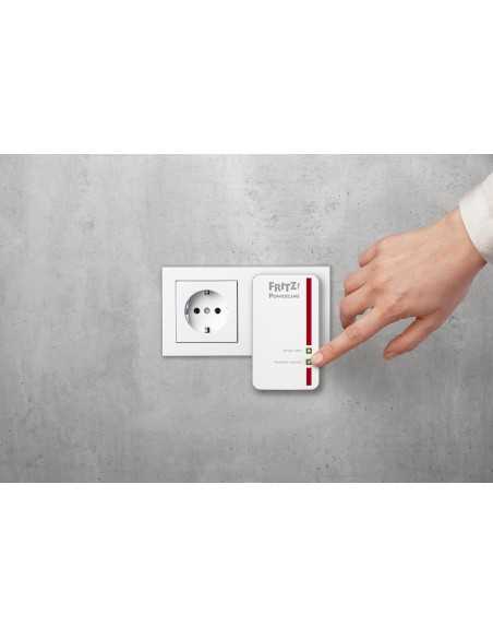 FRITZ!Powerline 540E WLAN Set International 500 Mbit s Collegamento ethernet LAN Wi-Fi Bianco 2 pz