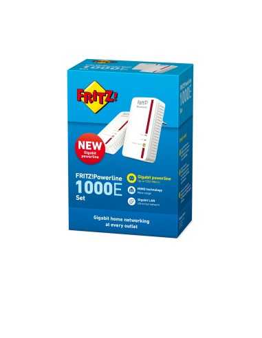 AVM FRITZ!Powerline 1000E Set International 1200 Mbit s Collegamento ethernet LAN Bianco 2 pz