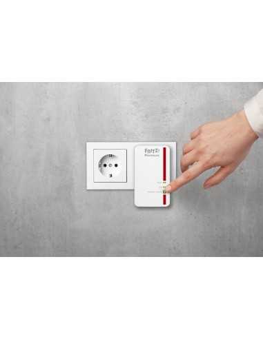 AVM FRITZ!Powerline 1000E Set International 1200 Mbit s Collegamento ethernet LAN Bianco 2 pz