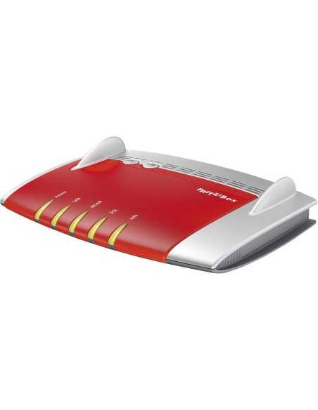 AVM FRITZ!Box 3490 International router wireless Gigabit Ethernet Dual-band (2.4 GHz 5 GHz) Rosso, Argento