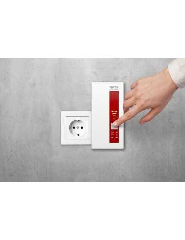 FRITZ!WLAN Repeater 1750E International Rosso, Bianco