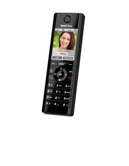 FRITZ!Fon C5 International Telefono DECT Identificatore di chiamata Nero
