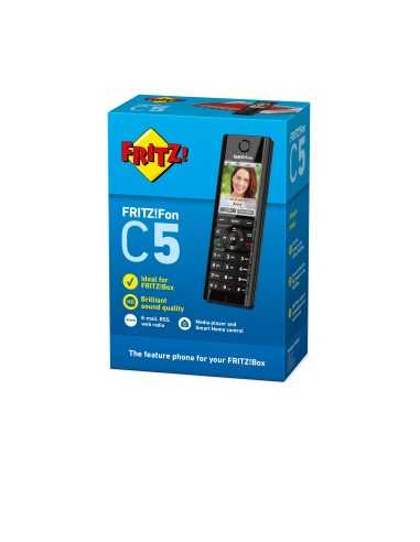 FRITZ!Fon C5 International Telefono DECT Identificatore di chiamata Nero