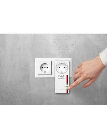 FRITZ!Powerline 1220E 1200 Mbit s Collegamento ethernet LAN Bianco 2 pz