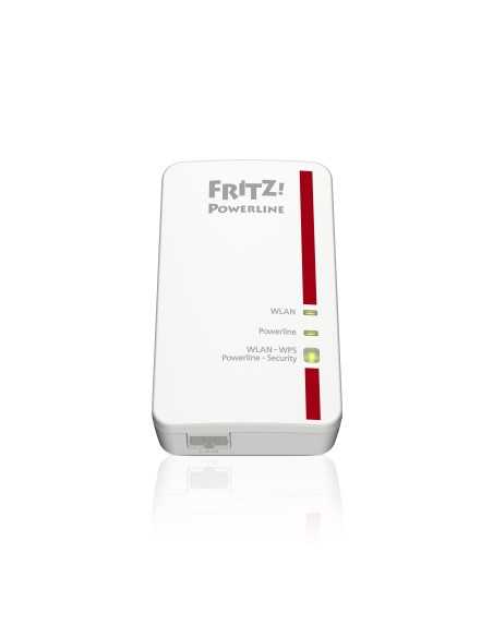 FRITZ!Powerline 1240E WLAN 1200 Mbit s Collegamento ethernet LAN Wi-Fi Rosso, Bianco 2 pz