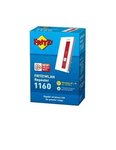 AVM FRITZ!WLAN Repeater 1160 866 Mbit s Rosso, Bianco
