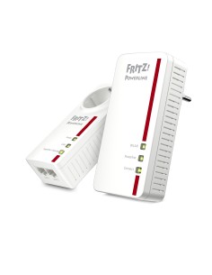 FRITZ!Powerline Powerline 1260E WLAN Set 1200 Mbit s Collegamento ethernet LAN Wi-Fi Bianco 2 pz