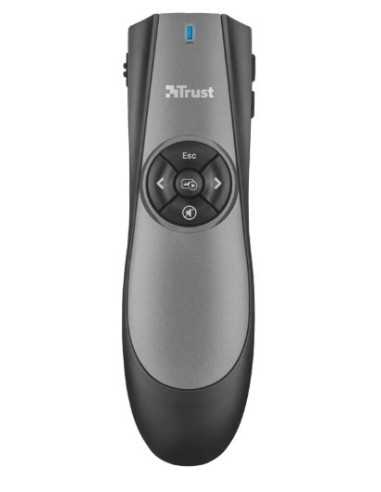 Trust 20405 puntatore wireless RF Nero, Grigio