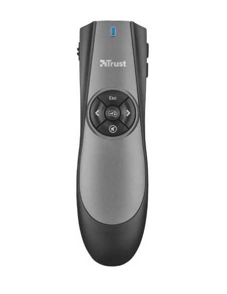 Trust 20405 puntatore wireless RF Nero, Grigio