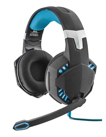 Trust GXT 363 Auricolare Cablato A Padiglione Giocare Nero, Blu