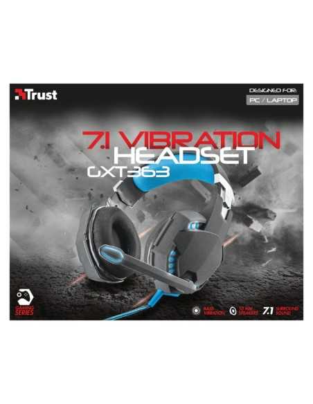 Trust GXT 363 Auricolare Cablato A Padiglione Giocare Nero, Blu