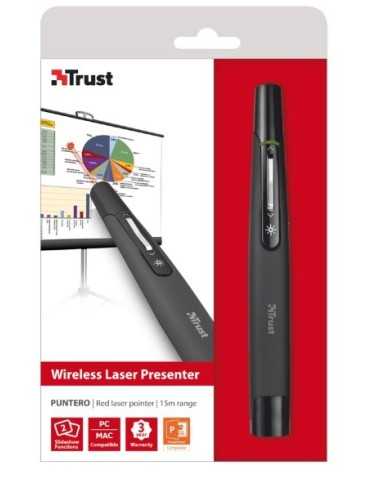 Trust 20430 puntatore wireless Nero