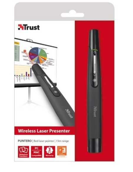 Trust 20430 puntatore wireless Nero