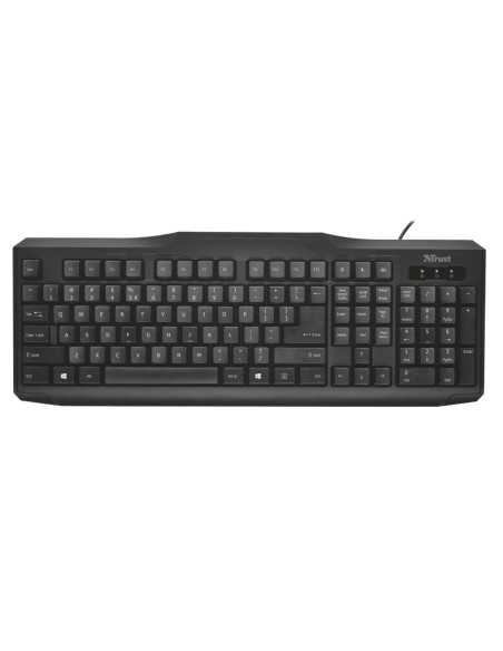Trust CLASSICLINE KEYBOARD tastiera USB QWERTZ Nero