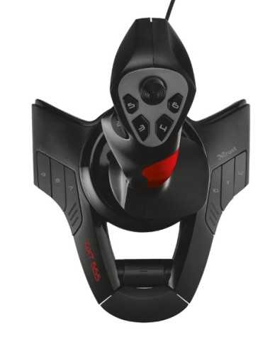 Trust GXT 555 Predator Nero, Rosso USB 2.0 Joystick PC