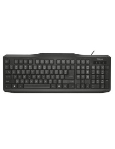 Trust ClassicLine UK tastiera USB QWERTY Inglese UK Nero