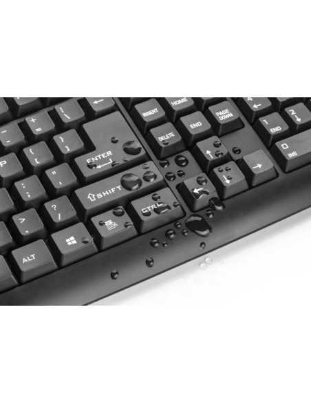 Trust ClassicLine UK tastiera USB QWERTY Inglese UK Nero