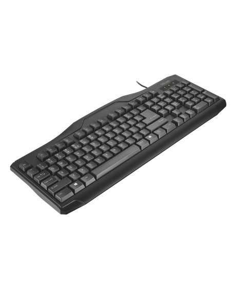 Trust RU CLASSICLINE KEYBOARD tastiera USB QWERTY Nero