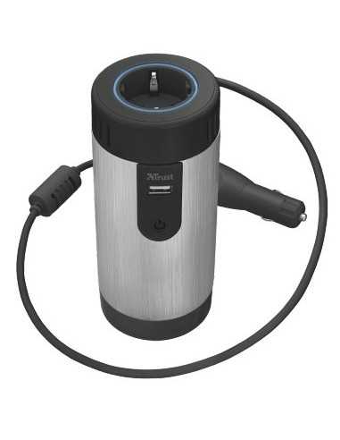 Trust 20838 Caricabatterie per dispositivi mobili Nero, Blu, Metallico Auto