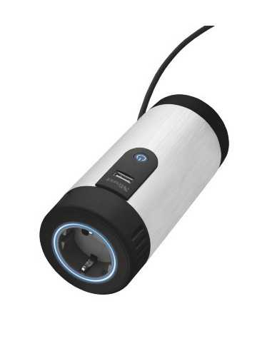 Trust 20838 Caricabatterie per dispositivi mobili Nero, Blu, Metallico Auto