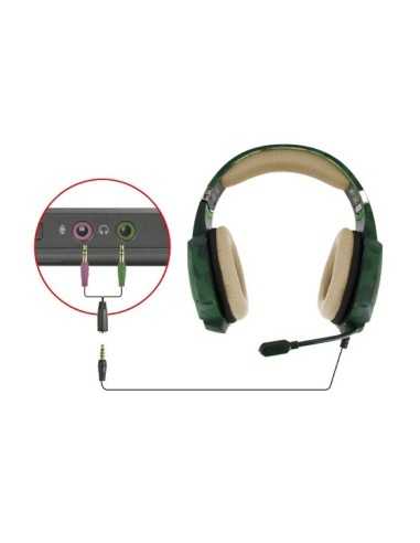 Trust GXT 322C Auricolare Cablato A Padiglione Giocare Verde
