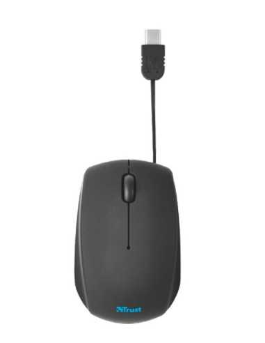 Trust 20969 mouse Ambidestro USB tipo-C Ottico 1000 DPI