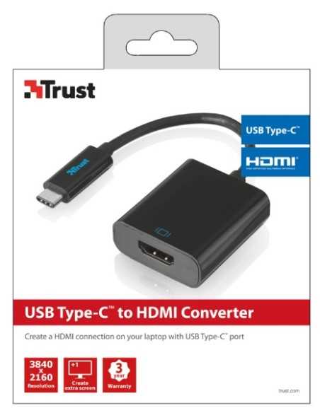 Trust 21011 adattatore grafico USB Nero