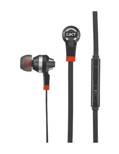Trust GXT 308 Auricolare Cablato In-ear Giocare Nero, Rosso, Argento