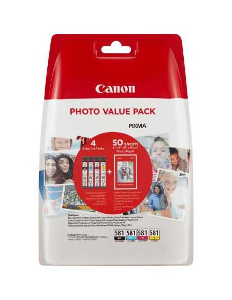 Canon CLI-581 Multipack cartuccia d'inchiostro Originale Nero, Ciano, Magenta, Giallo