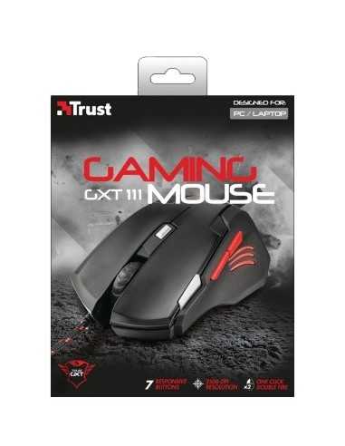Trust GXT 111 mouse Mano destra USB tipo A 2500 DPI