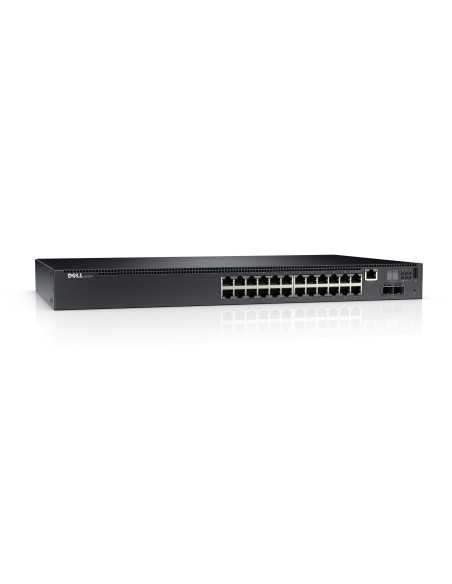DELL PowerConnect N2024 Gestito L3 Gigabit Ethernet (10 100 1000) 1U Nero