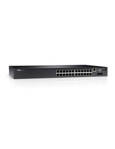 DELL PowerConnect N2024P Gestito L3 Gigabit Ethernet (10 100 1000) Supporto Power over Ethernet (PoE) 1U Nero