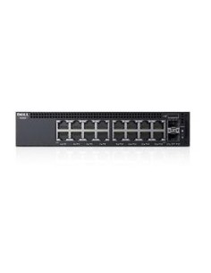 DELL X-Series X1018P Gestito L2+ Gigabit Ethernet (10 100 1000) Supporto Power over Ethernet (PoE) 1U Nero