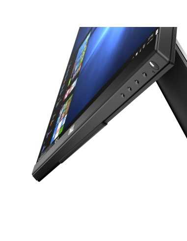 DELL P2418HT monitor touch screen 60,5 cm (23.8") 1920 x 1080 Pixel Multi-touch Da tavolo Nero, Argento