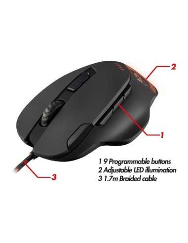Trust 21186 mouse Mano destra USB tipo A Ottico 4000 DPI