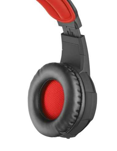 Trust GXT 310 Auricolare Cablato A Padiglione Giocare Rosso