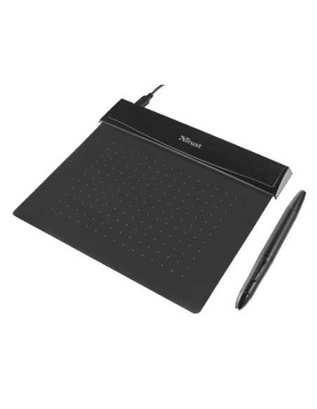 Trust 21259 tavoletta grafica Nero 140 x 100 mm USB