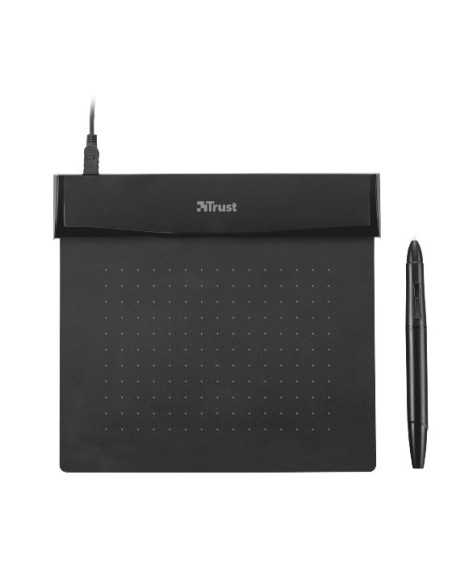 Trust 21259 tavoletta grafica Nero 140 x 100 mm USB