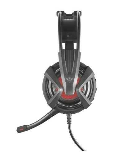Trust GXT 353 Auricolare Cablato A Padiglione Giocare Nero, Rosso