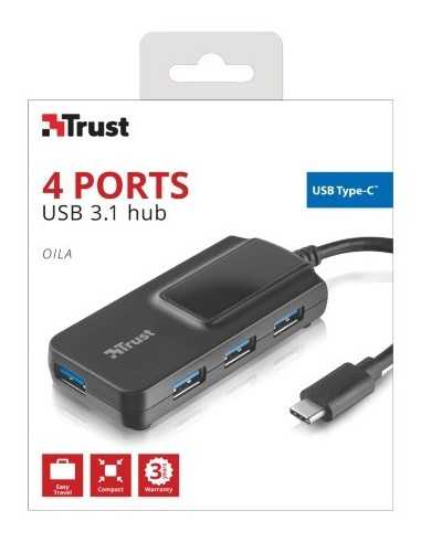 Trust Oila USB 3.2 Gen 1 (3.1 Gen 1) Type-C 5000 Mbit s Nero