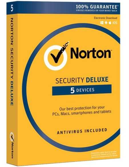 NortonLifeLock Norton Security Deluxe 3.0 ITA Licenza completa 1 licenza e 1 anno i
