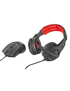 Trust GXT 784 Auricolare Cablato A Padiglione Giocare Nero, Rosso