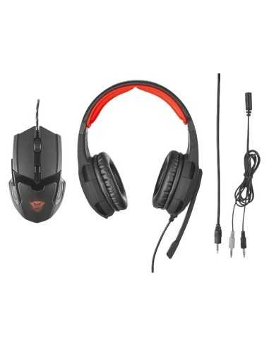 Trust GXT 784 Auricolare Cablato A Padiglione Giocare Nero, Rosso