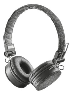 Trust Fyber Auricolare Cablato A Padiglione Musica e Chiamate Grigio