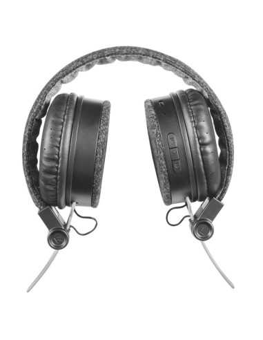 Trust Fyber Auricolare Cablato A Padiglione Musica e Chiamate Grigio